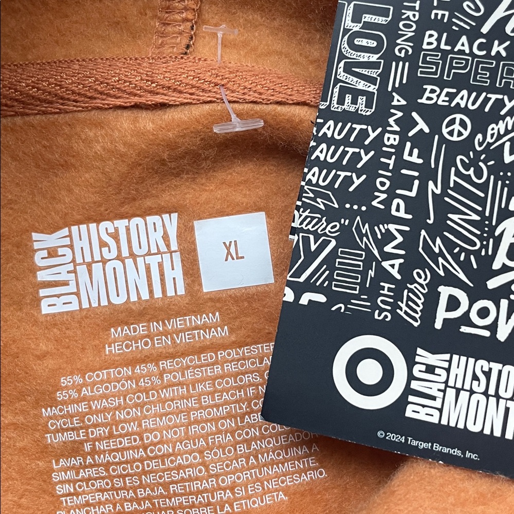 Target X Black History Month Cinched Waist Colorful Hoodie Var Sizes | NWT - Picture 4 of 5